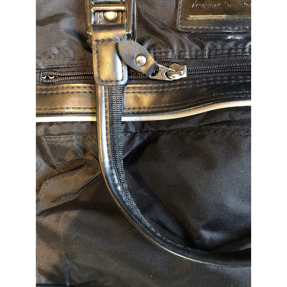 Vintage American Tourister Carry On Bag Heavy Duty Handles Strap‎ Pockets Rugged - Picture 3 of 11